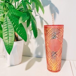 🎅 Starbucks Holiday 2021 Venti Pink Jeweled Tumbler/Cup